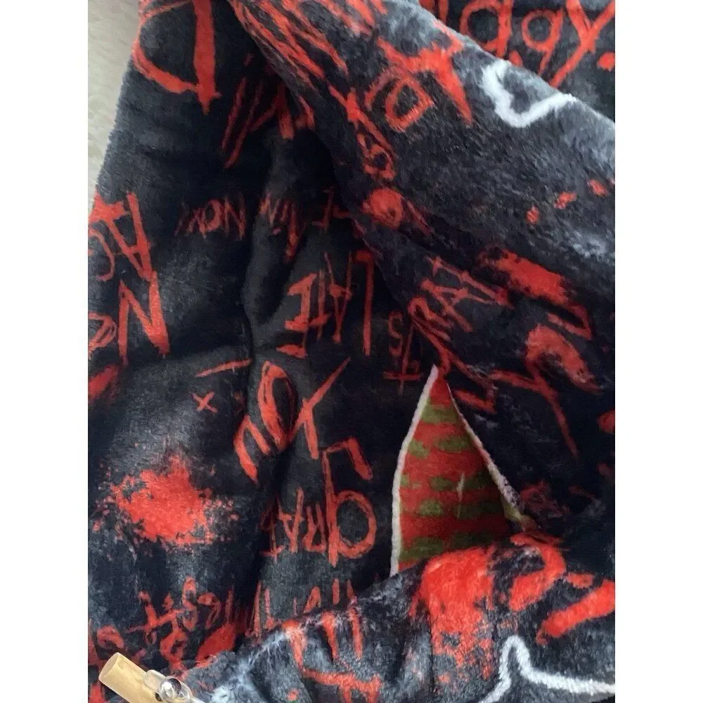 Nightmare on Elm Street Freddy Krueger Silk Touch Throw Blanket 50 X‎ 70” NEW